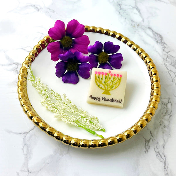 happy hanukkah placecards