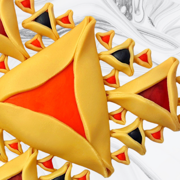 sierpinski hamantaschen purim closeup