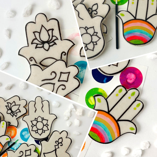 mega hanukkah paint your own all hamsas