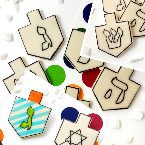 mega hanukkah paint your own all dreidels