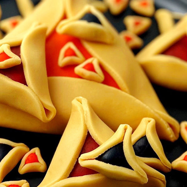sierpinski hamantaschen purim plate super close