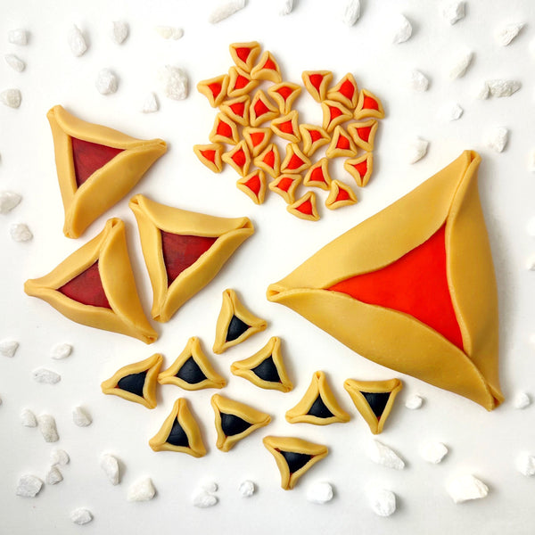 sierpinski hamantaschen purim flatlay