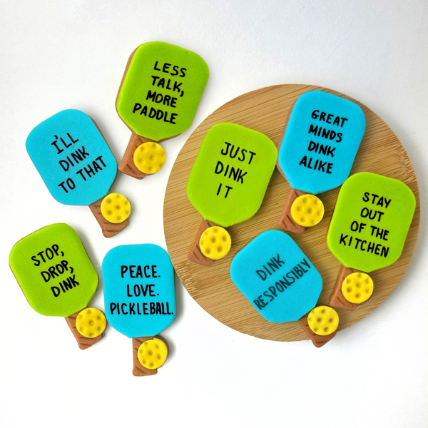 punny pickleball paddles