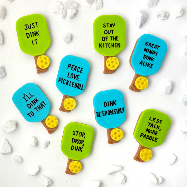 punny pickleball paddles