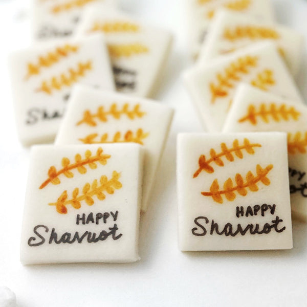 happy shavuot placecards