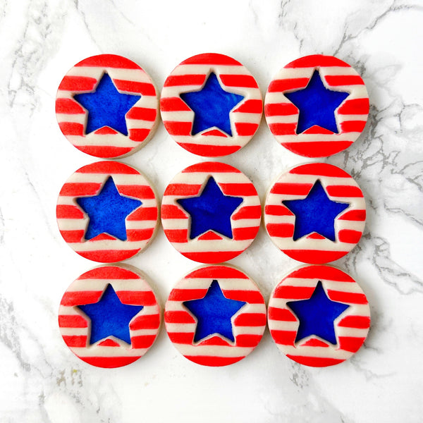 july 4th linzer stars