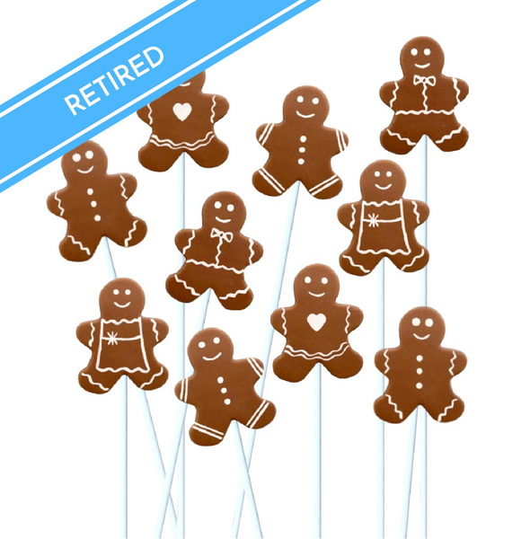 gingerbread people pops
