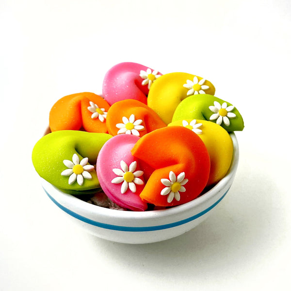 easter fortune cookies  in a bowl