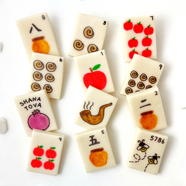 rosh hashanah mahjong tiles