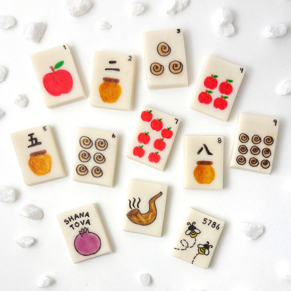rosh hashanah mahjong tiles