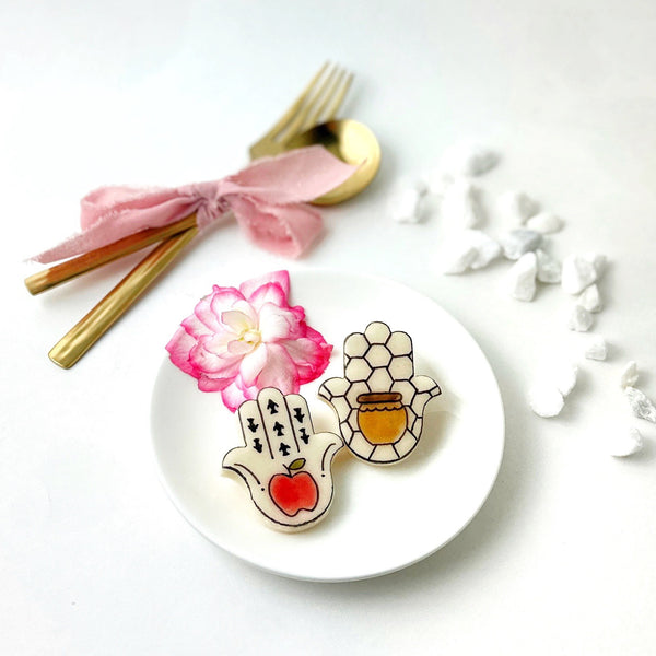 rosh hashanah hamsa placecards