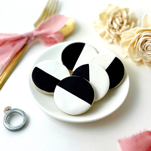 black & white cookies