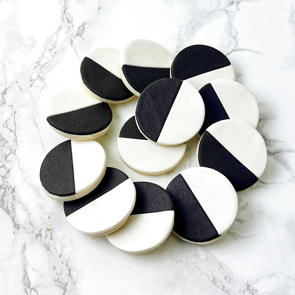 black & white cookies