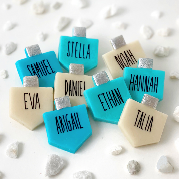 hanukkah personalized dreidels