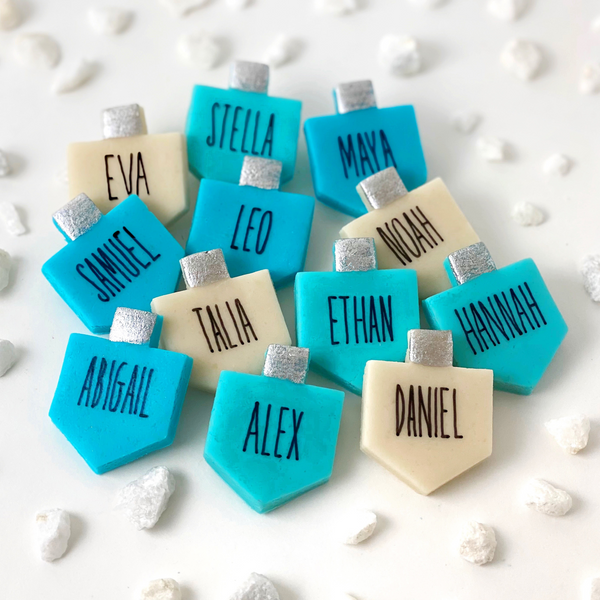 hanukkah personalized dreidels