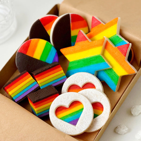 jewish pride marzipan cookie collection box