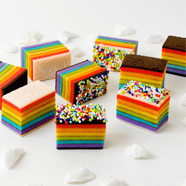 marzipan all rainbow cookies sprinkles