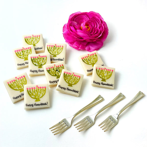 happy hanukkah placecards