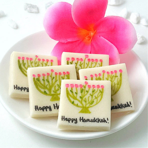 happy hanukkah placecards