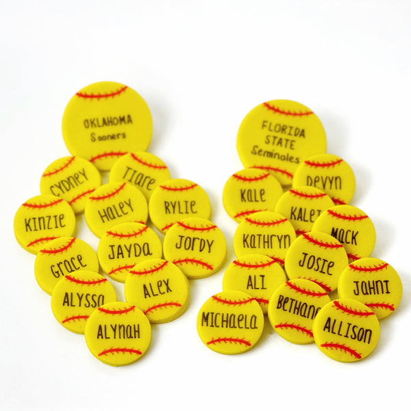 personalized softball tiles teams