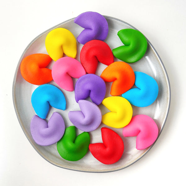 pride rainbow fortune cookies