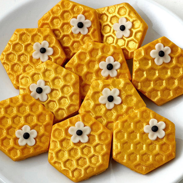 rosh hashanah cookies gold glamour plated