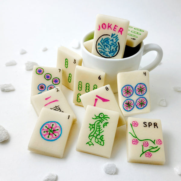 spring mahjong tiles