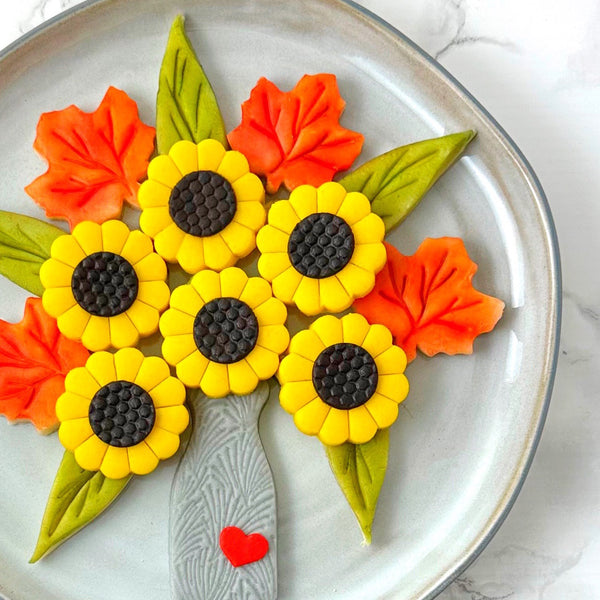 autumn flower bouquet closeup