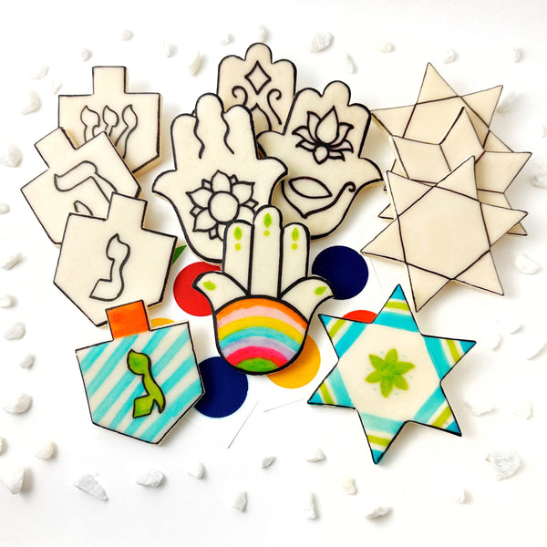 mega hanukkah paint your own full set