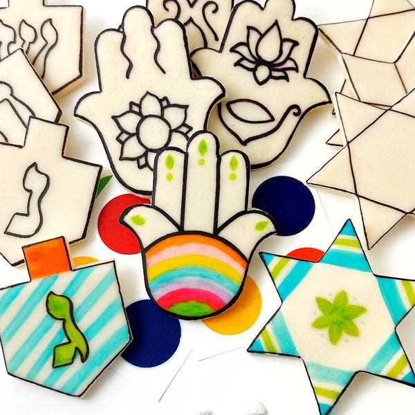 mega hanukkah paint your own more close