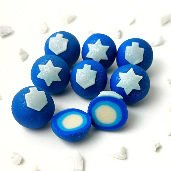 hanukkah sparkly "truffles"
