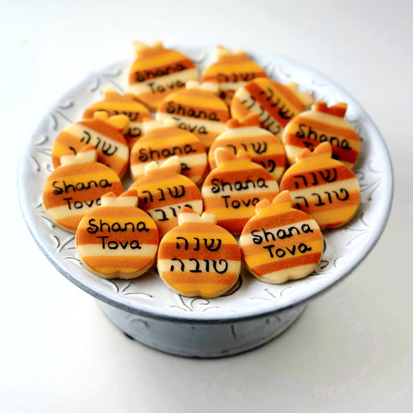 rosh hashanah golden apple placecards