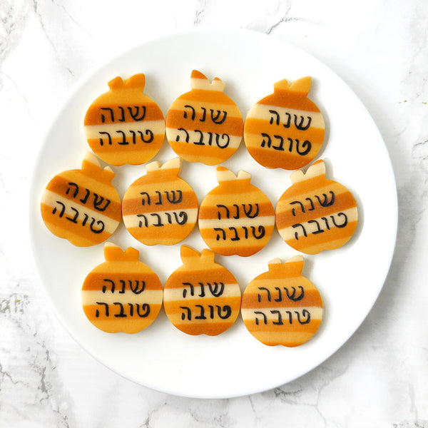 rosh hashanah golden apple placecards