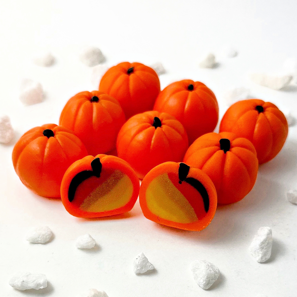 pumpkin fall marzipan truffles set