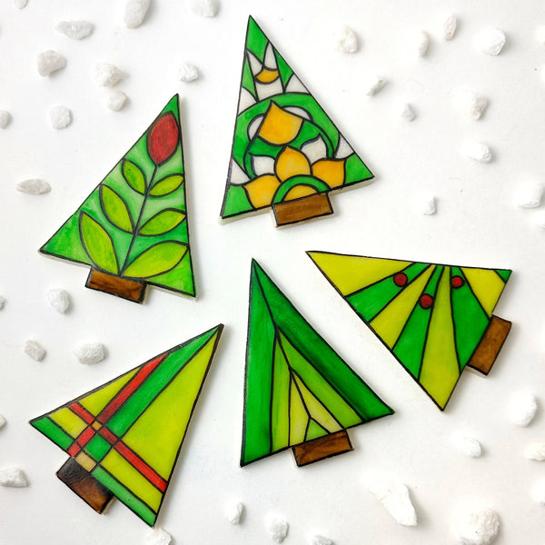 stained glass tree layout