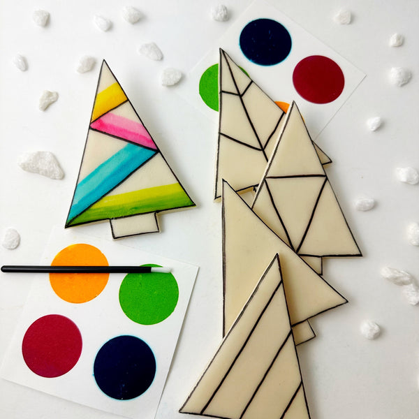 paint-your-own christmas trees