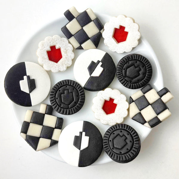 hanukkah dreidel classic cookies