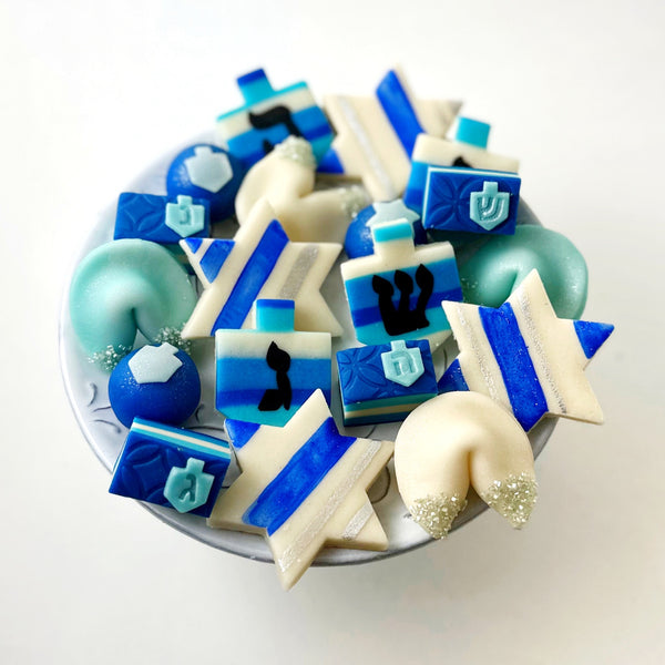 hanukkah elegant gift basket