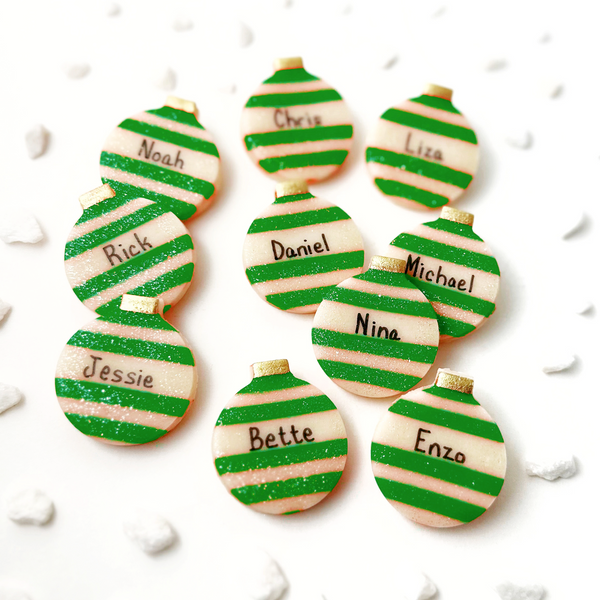 personalized candy cane christmas ornaments