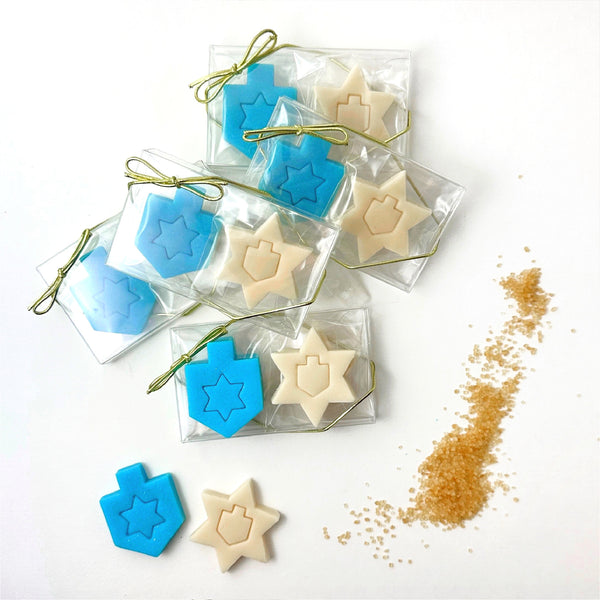 hanukkah dreidel & star of david gift duets