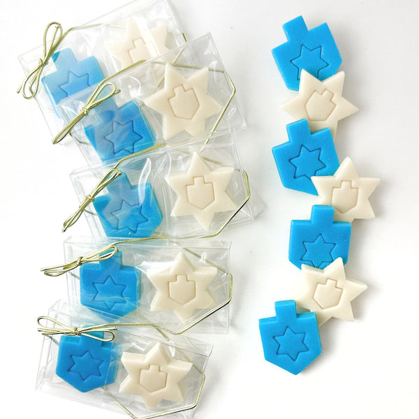 hanukkah dreidel & star of david gift duets