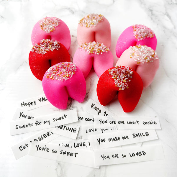 valentine's day fortune cookies collected