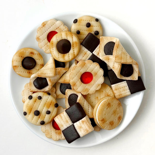 passover matzah cookies top view