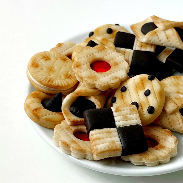 passover matzah cookies closeup
