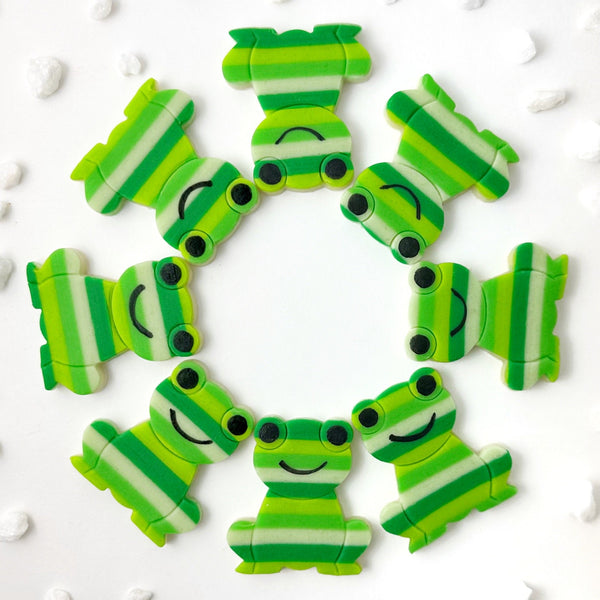 passover striped frog in a circle