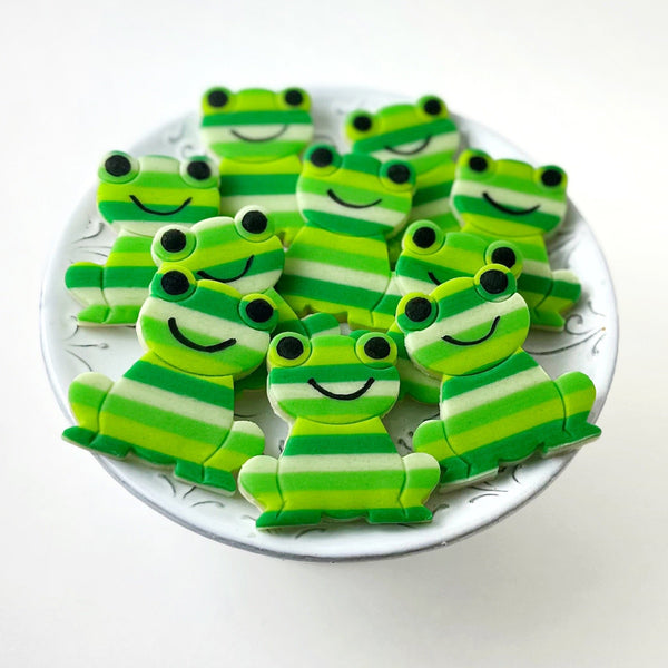 passover striped frog on a pedestal