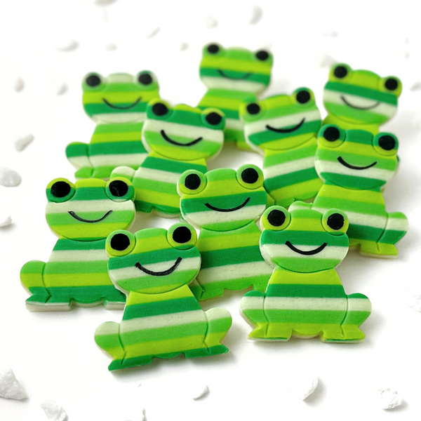 passover striped lettered frogs