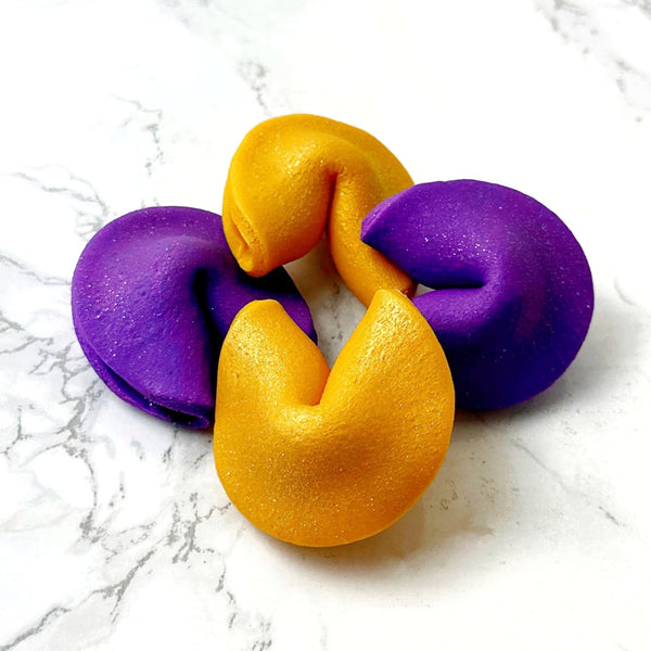 purim sparkly fortune cookies