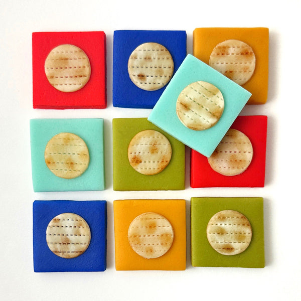 bold passover matzah tiles