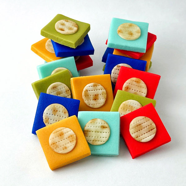 bold passover matzah tiles